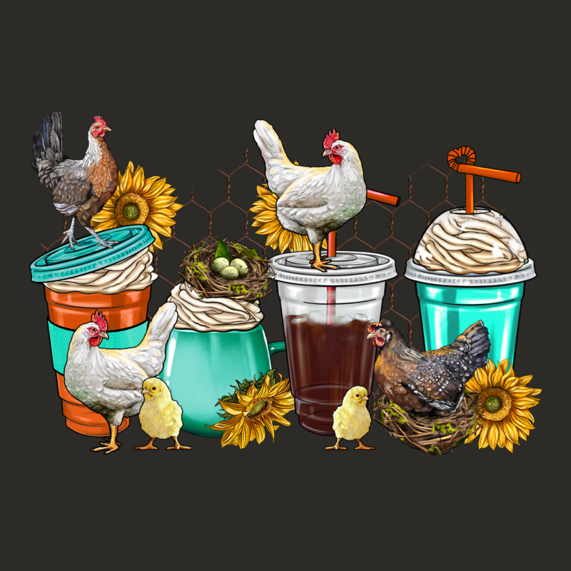 Chicken Coffee Cups Heavy Core Tee by texasbilliewilder | Teevron