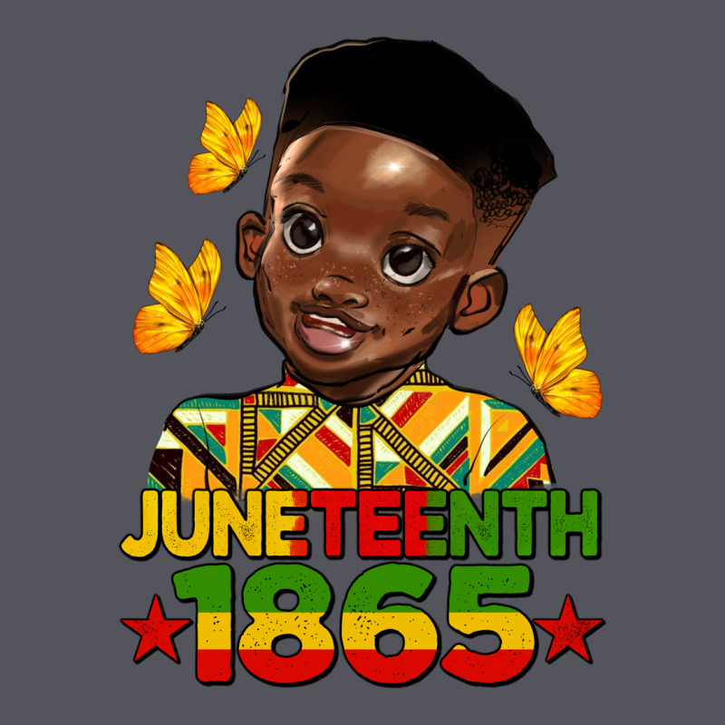 Juneteenth 1865 Black Boy Vintage Hoodie by HRA Design Shop | Teevron