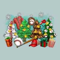 Christmas Trees With Baseball Heavy Core Tee | Teevron