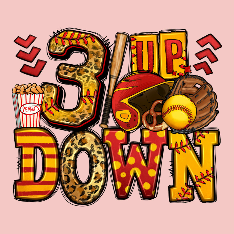 Three Up Three Down Softball Urban Heavy Tee by Jasminsmagicworld | Teevron