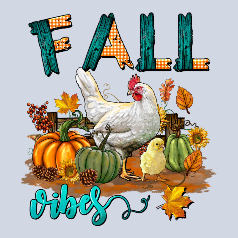 Fall Vibes Chicken Premium Sweatshirt by LillyAllenDesigns | Teevron
