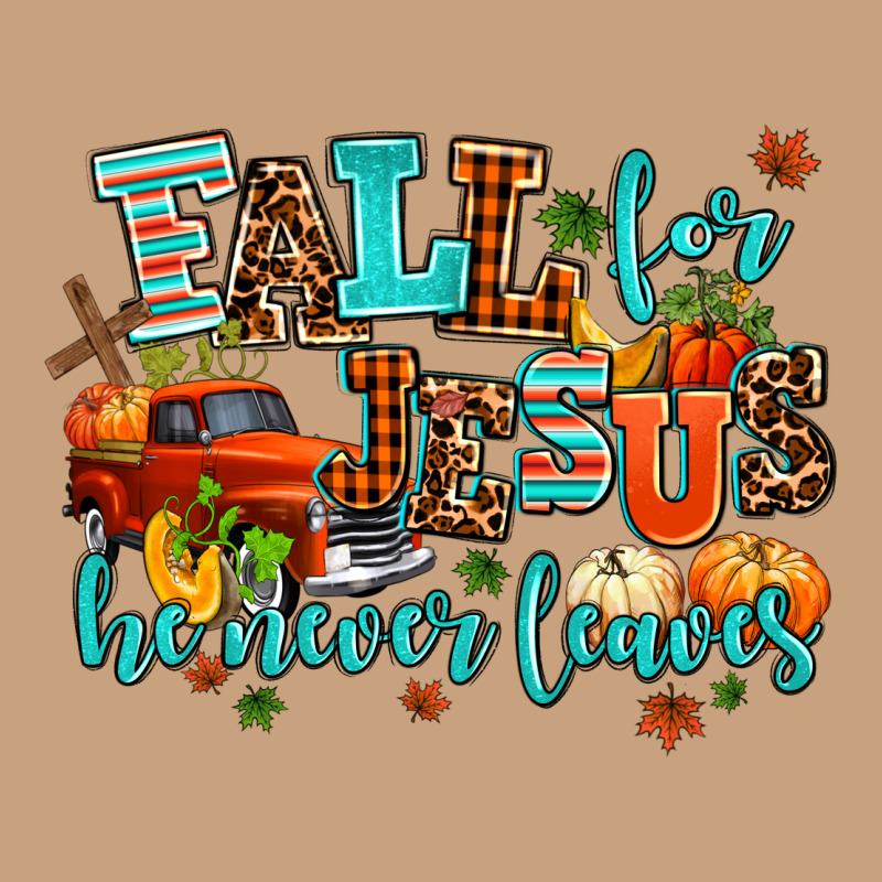 Fall For Jesus He Never Leaves Vintage Tee by AdoDesignShop | Teevron