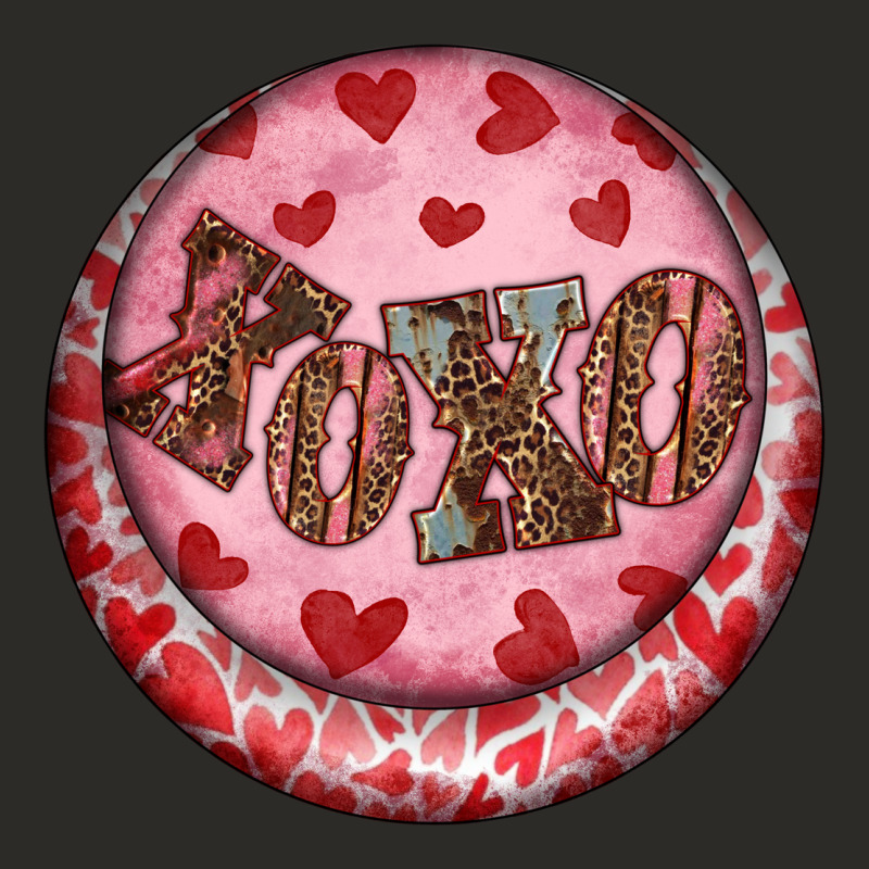 Western Valentine's Day Xoxo Round Earrings Heavy Core Tee by RanaPortraitStore | Teevron