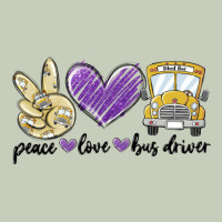 Peace Love Bus Driver Ladies Tee | Teevron