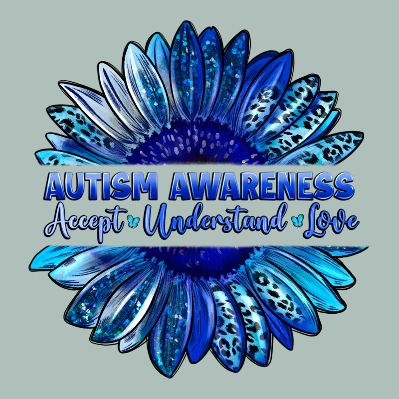 Autism Awareness Accept Understand Love Blue Heavyweight Hoodie by LillyAllenDesigns | Teevron