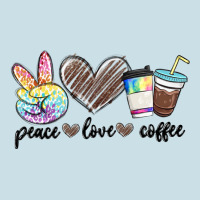 Peace Love Coffee Ladies Tee | Teevron