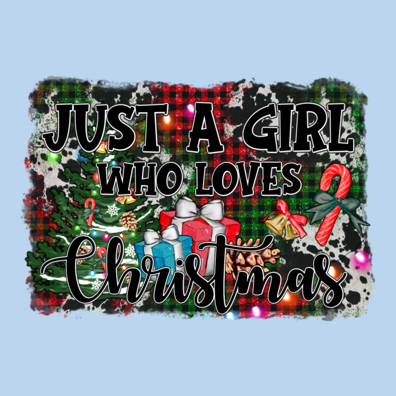 Just A Girl Who Loves Christmas Classic Tee by AdoDesignShop | Teevron