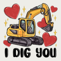 I Dig You Valentines Excavator Zipper Hoodie | Teevron