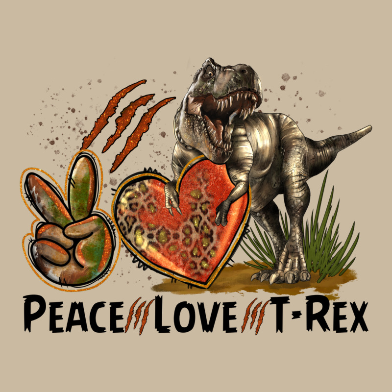Western Peace Love T-rex Long Sleeve Tee by LillyAllenDesigns | Teevron