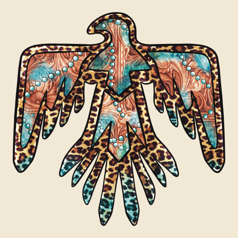 Thunderbird Leopard Leather Premium Tee by BarkalooDesign | Teevron