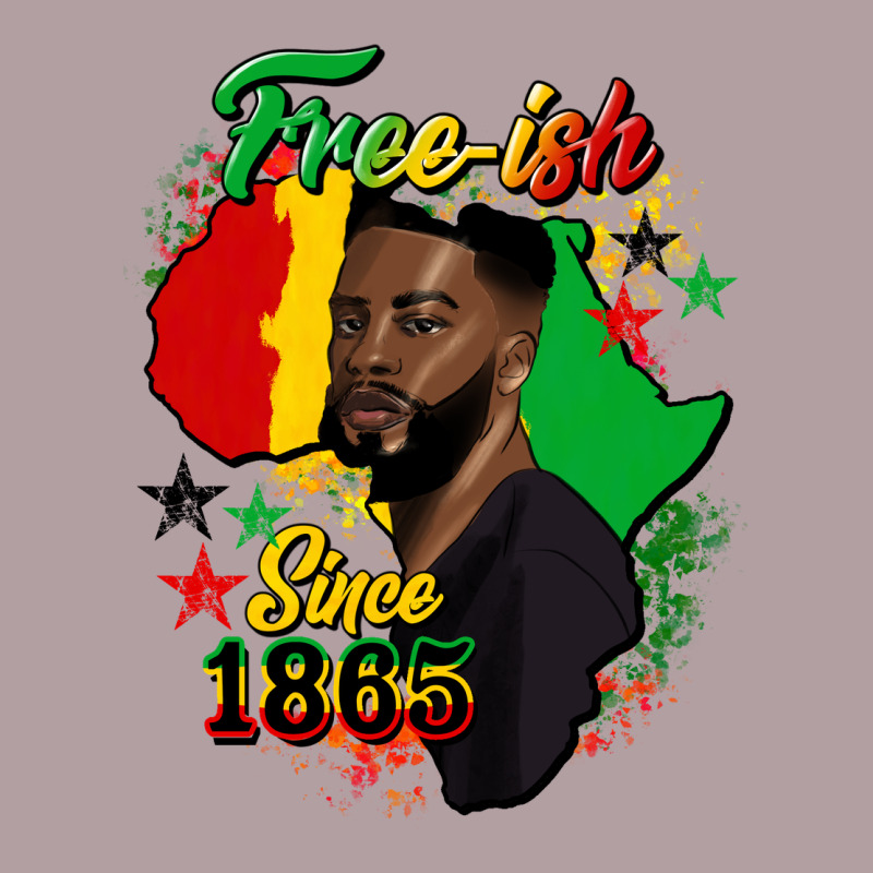 Free Ish Since 1865 Black Man Vintage Hoodie by HRA Design Shop | Teevron