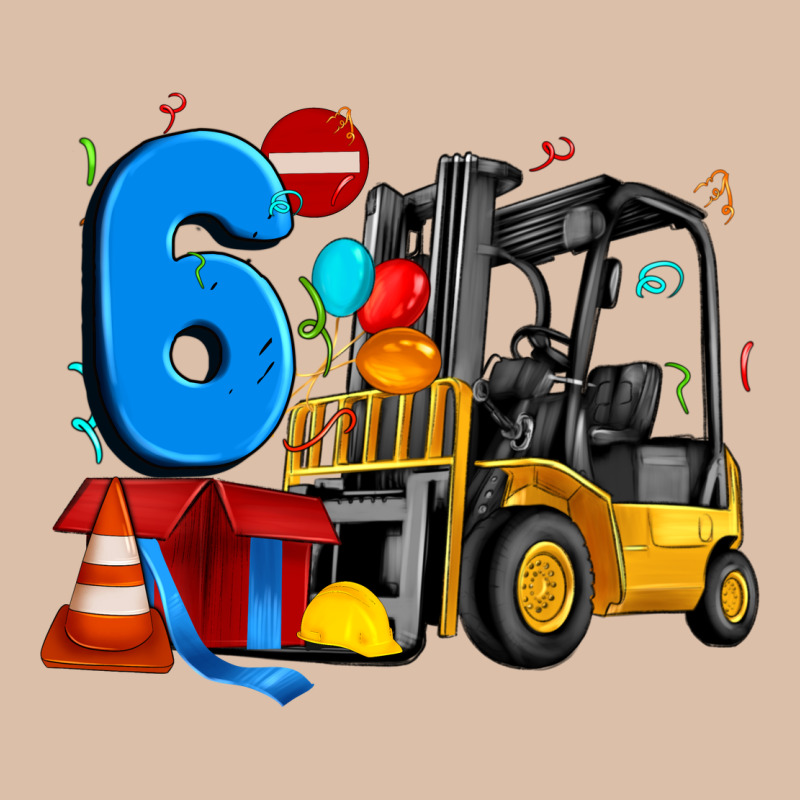 Forklift Birthday Six Urban Heavy Tee by Artiststas | Teevron