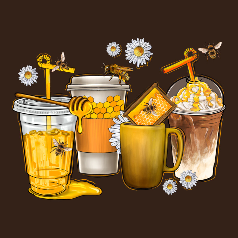 Coffee Cups Bumble Bee Heavy Core Tee by texasbilliewilder | Teevron