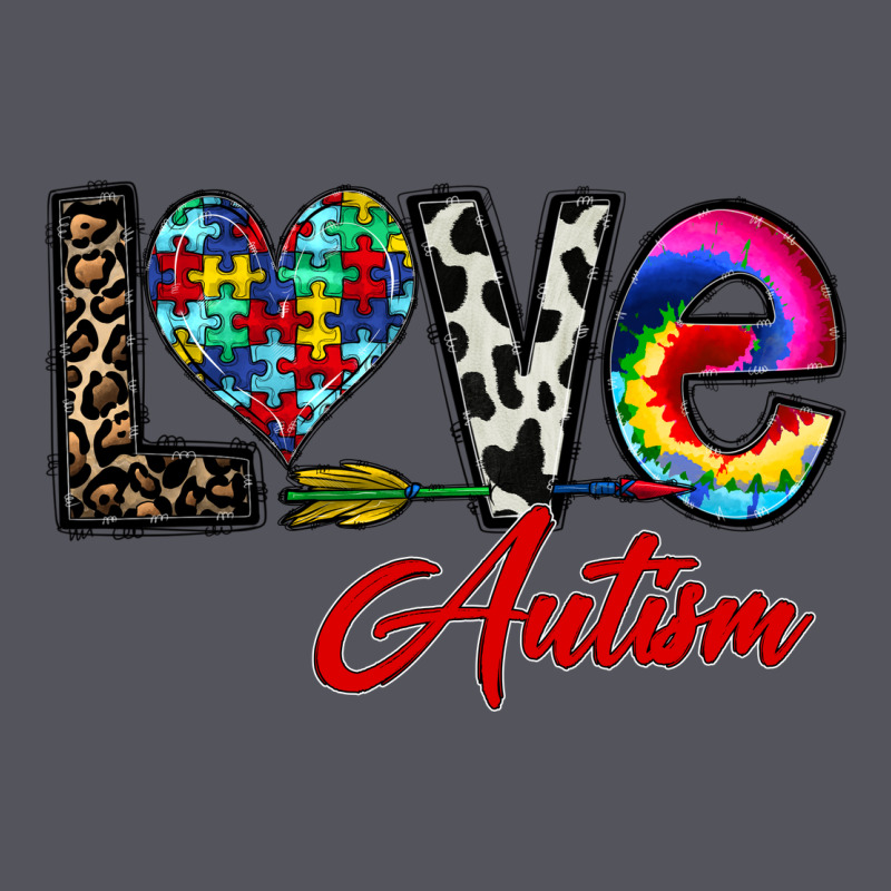 Love Autism Vintage Hoodie by CowhideDigitalArt | Teevron