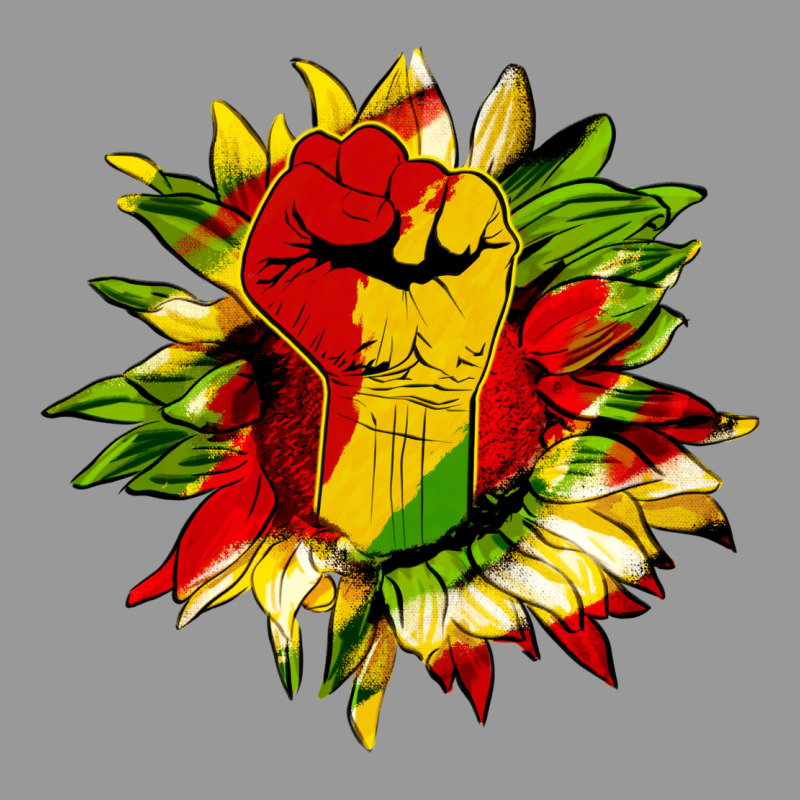 Juneteenth Sunflower Vintage Hoodie by HRA Design Shop | Teevron