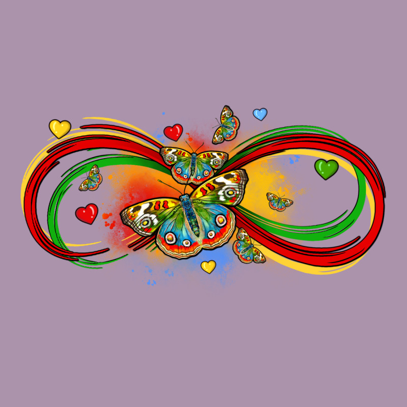 Butterfly Infinity Symbol Autism Heavyweight Hoodie by LillyAllenDesigns | Teevron