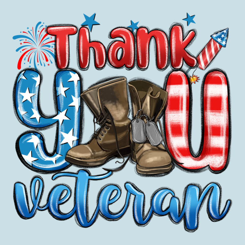 Thank You Veteran Ladies Tee by MaliasSmallBusiness | Teevron