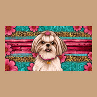 Western Shih Tzu License Plate Design Vintage Tee | Teevron