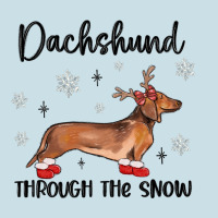 Dachshund Through The Snow Ladies Tee | Teevron