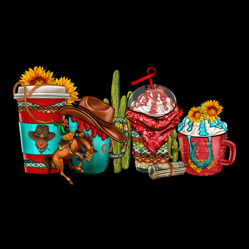 Cowboy Coffee Cups Heavy Core Tee by texasbilliewilder | Teevron