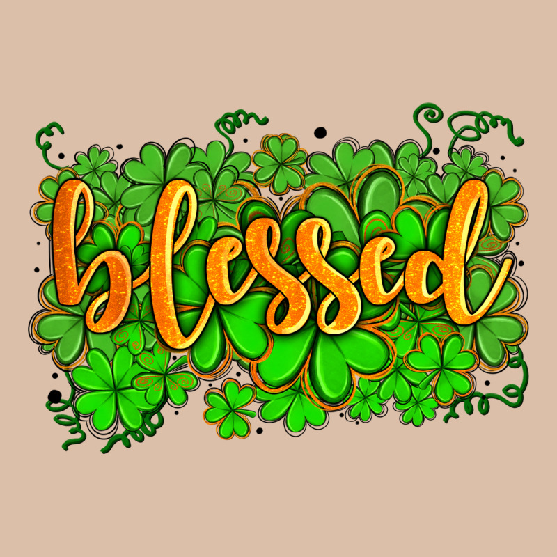 Blessed With  Shamrocks Urban Heavy Tee by AdoDesignShop | Teevron