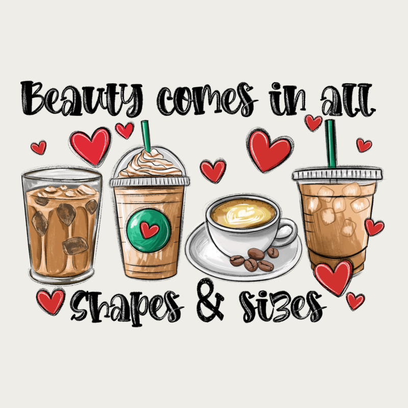 Beauty Comes In All Shapes And Sizes Coffee Zipper Hoodie by MaliasSmallBusiness | Teevron