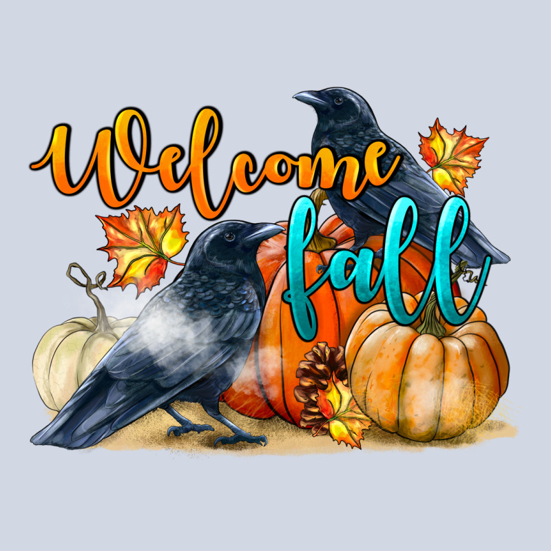 Welcome Fall With Crow Premium Sweatshirt by LillyAllenDesigns | Teevron