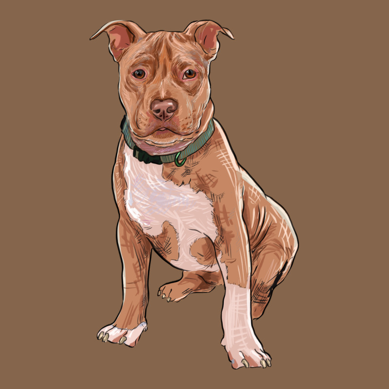 Brown Pitbull Premium Tee by RanaPortraitStore | Teevron