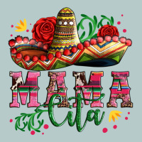 Mama Cita With Sombrero Hat And Roses Heavy Core Tee | Teevron