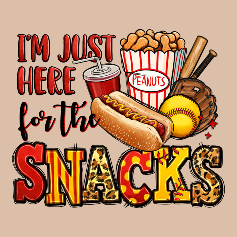 I'm Just Here For The Snacks Softball Urban Heavy Tee by Jasminsmagicworld | Teevron