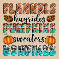 Flannels Hayrides Pumpkins Sweaters Bonfires Heavyweight Sweatshirt | Teevron