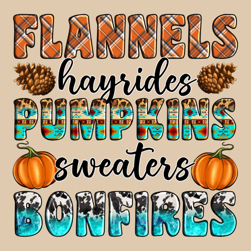Flannels Hayrides Pumpkins Sweaters Bonfires Heavyweight Sweatshirt by Artiststas | Teevron