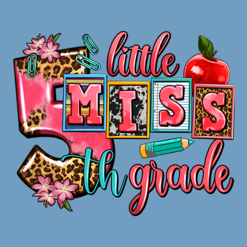 Little Miss 5 Th Grade Urban Heavy Tee by AdoDesignShop | Teevron