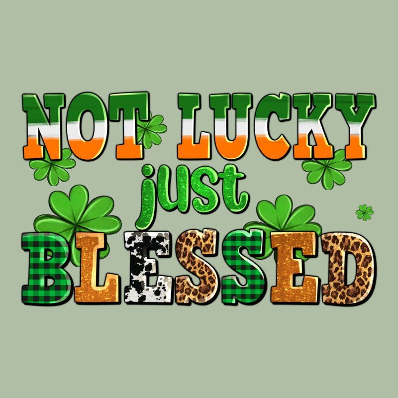 Not Lucky Just Blessed Urban Heavy Tee by AdoDesignShop | Teevron