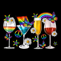 Pride Lgbtq Wine Cups And Glasses Premium Tee | Teevron
