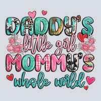 Daddy's Little Girl Mommy's Whole World Zipper Hoodie | Teevron