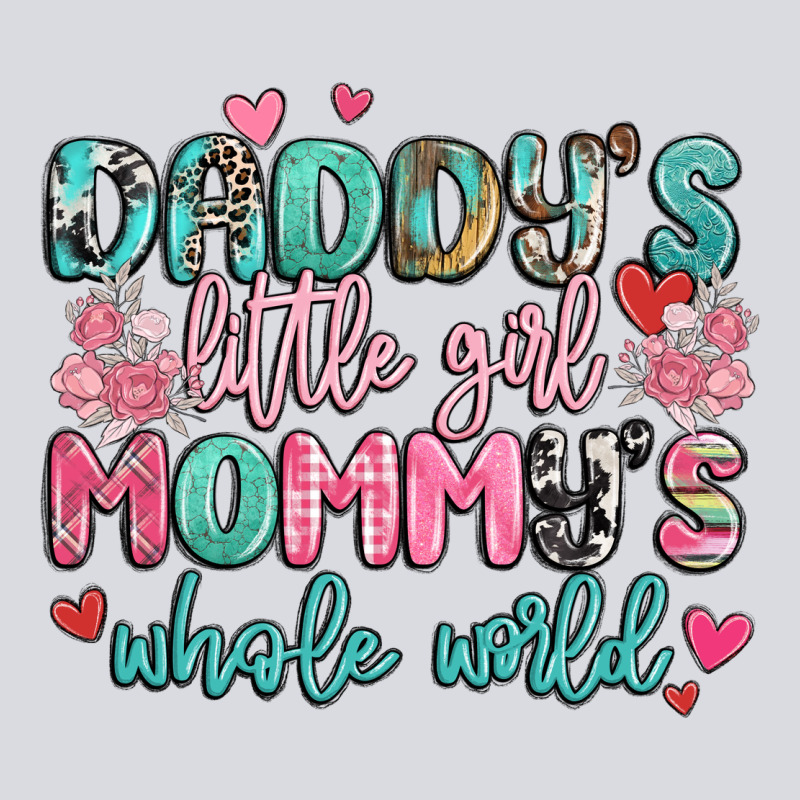Daddy's Little Girl Mommy's Whole World Zipper Hoodie by MaliasSmallBusiness | Teevron