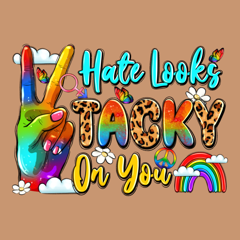 Hate Looks Tacky On You Heavyweight Hoodie by LillyAllenDesigns | Teevron