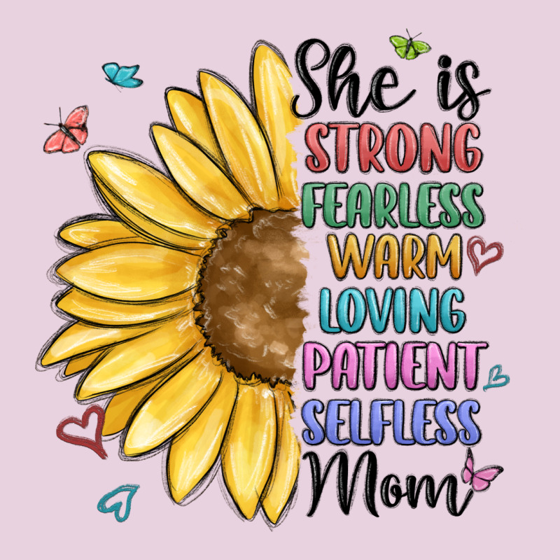 She Is Strong Fearless Warm Loving Mom Ladies Tee by MaliasSmallBusiness | Teevron