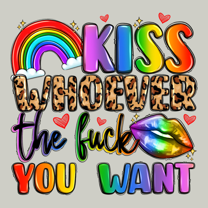 Kiss Whoever The Fuck You Want Heavyweight Hoodie by LillyAllenDesigns | Teevron