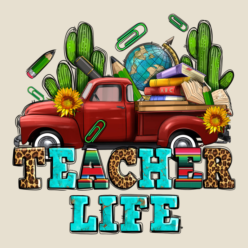 Teacher Life Western Truck And Books Urban Heavy Tee by AdoDesignShop | Teevron