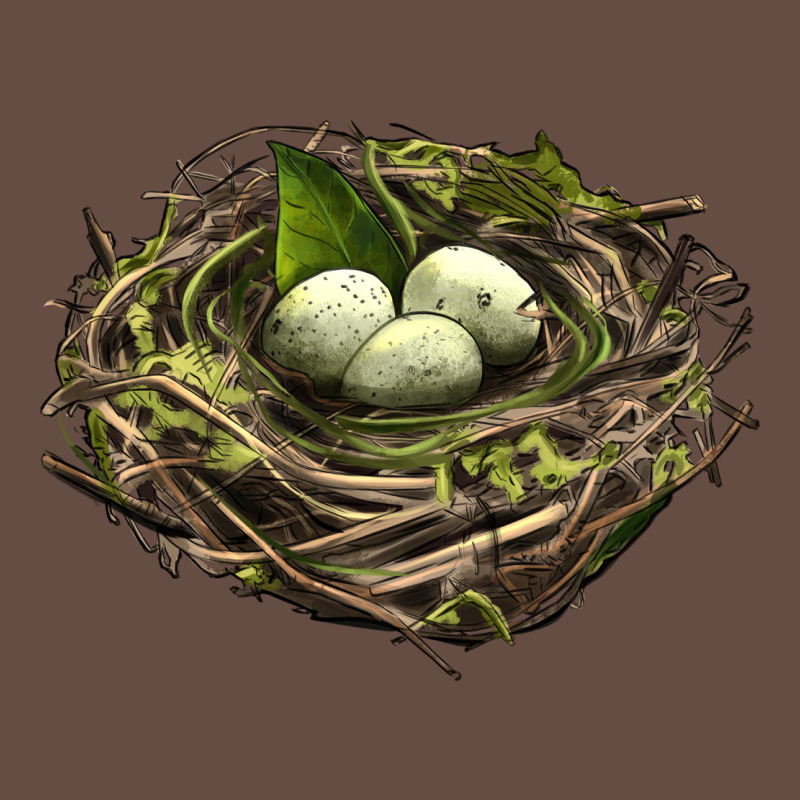 Bird Nest With Eggs Long Sleeve Tee by LillyAllenDesigns | Teevron
