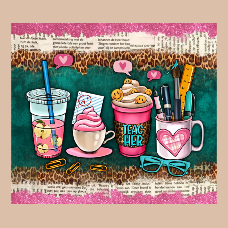 Teacher Coffee Cups Urban Heavy Tee by AdoDesignShop | Teevron
