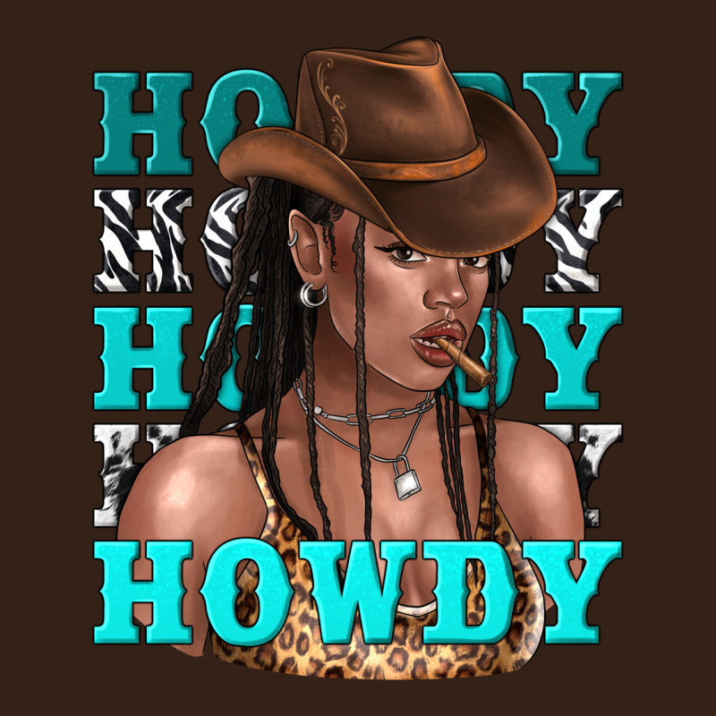Howdy Howdy Black Girl Heavy Core Tee by texasbilliewilder | Teevron
