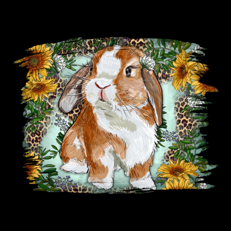 Bunny With Flower Leopard Premium Tee by RanaPortraitStore | Teevron
