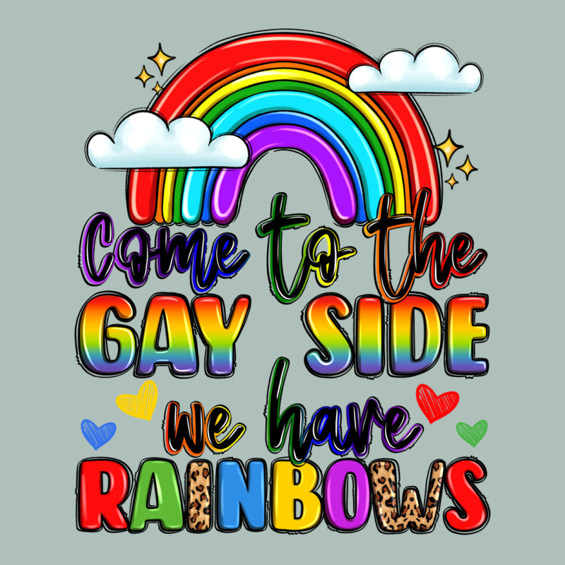 Come To The Gay Side We Have Rainbows Heavyweight Hoodie by LillyAllenDesigns | Teevron