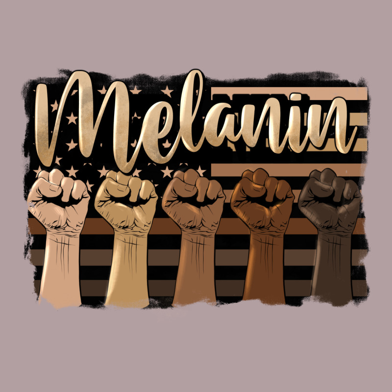 Melanin American Flag Vintage Hoodie by HRA Design Shop | Teevron