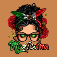 Mexicana Woman Messy Bun Heavyweight Hoodie | Teevron