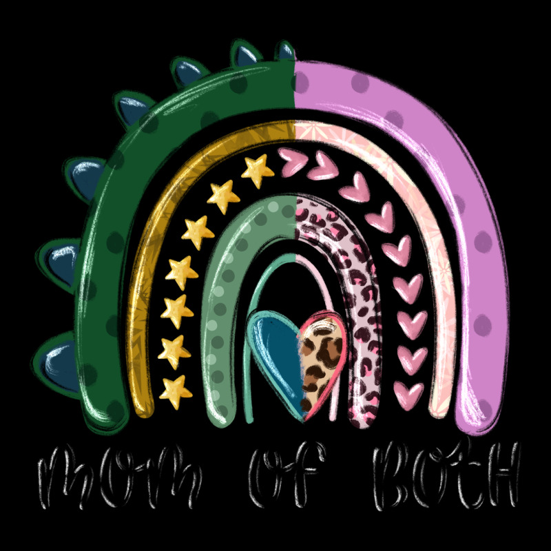 Mom Of Both Rainbow Ladies Tee by MaliasSmallBusiness | Teevron