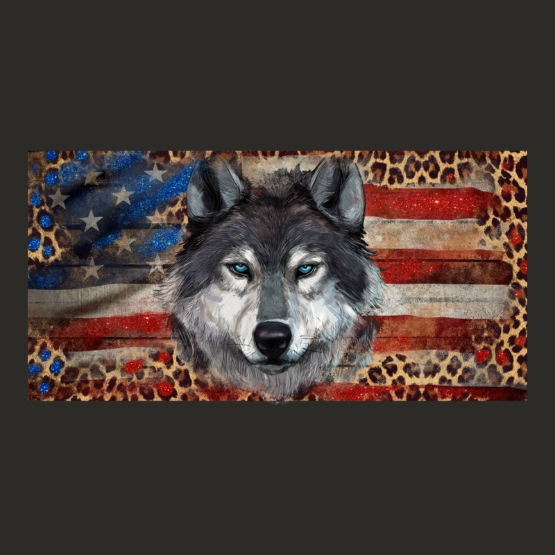 Wolf With American Flag And Leopard Heavy Core Tee by RanaPortraitStore | Teevron